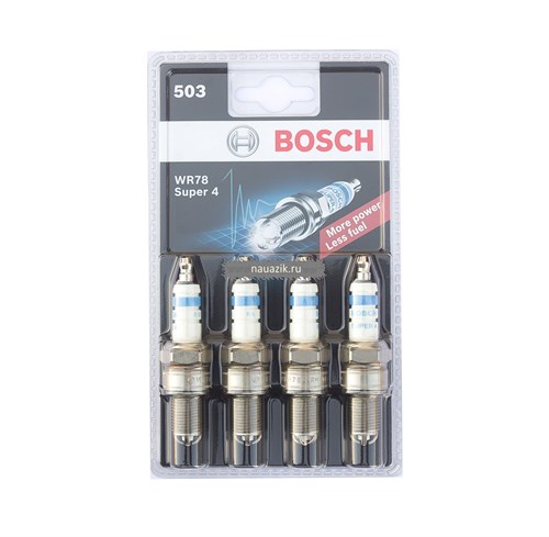 Свеча Super-4 WR78 из 4-х шт. (4 электр.) Bosch 0 242 232 803 - фото 11006
