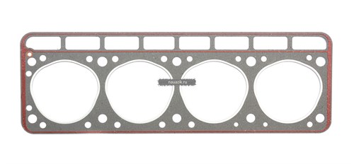 Прокладка головки блока цилиндров ЗМЗ-4021 с герметиком (Фритекс) - фото 13805