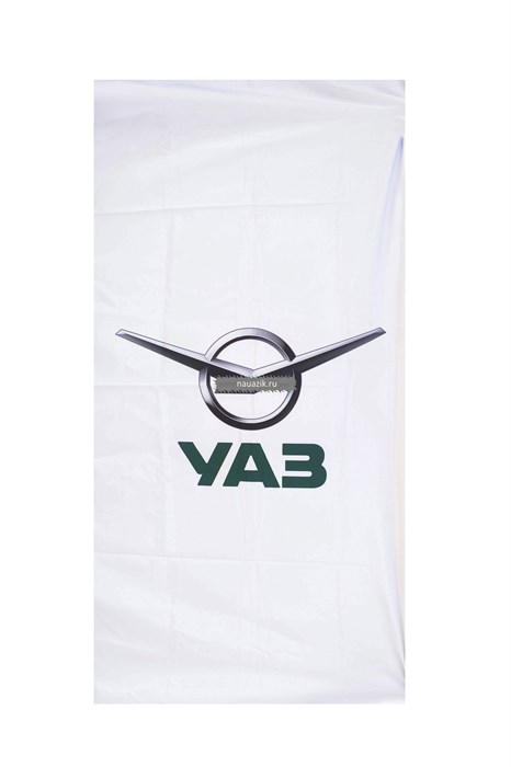 Флаг УАЗ вертикальный 1х2м - фото 16683