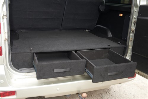 Ящик органайзер багажника УАЗ Патриот комплектация Оптимум (с 2015 по наст. время) - фото 18681