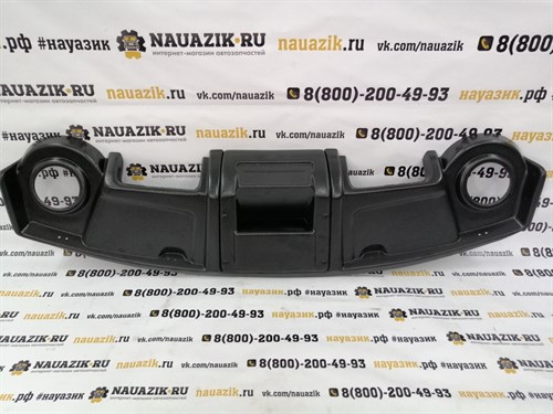 Полка верхняя УАЗ 452 Буханка (под магнитофон и динамики) Черная - фото 18909