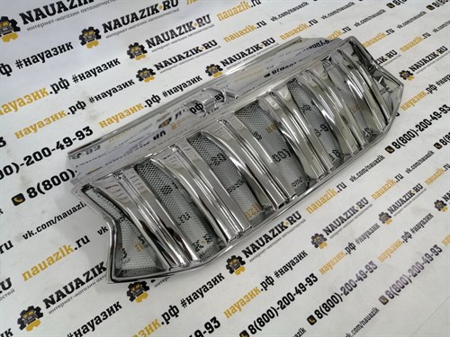 Решетка радиатора УАЗ Патриот под Прадо (с 2015 г.в) хром - фото 19024 Решетка радиатора УАЗ Патриот под Прадо (с 2015 г.в) хром - фото 19024