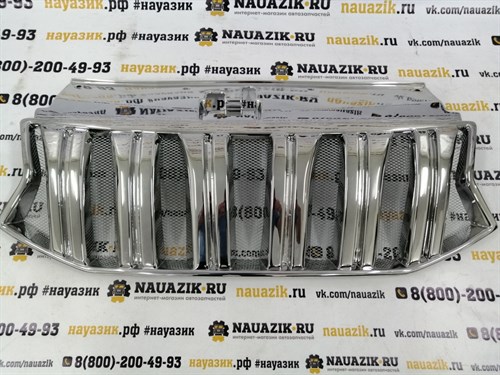 Решетка радиатора УАЗ Патриот под Прадо (с 2015 г.в) хром - фото 19027 Решетка радиатора УАЗ Патриот под Прадо (с 2015 г.в) хром - фото 19027