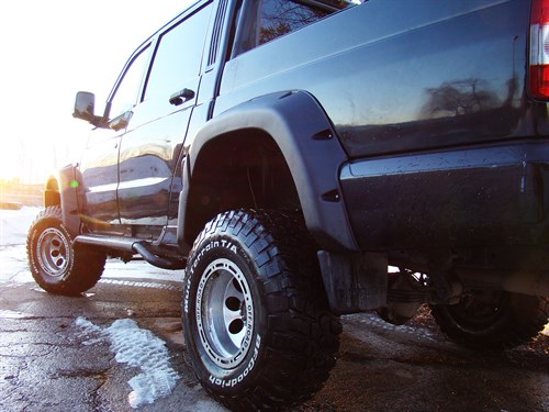 Расширители колесных арок УАЗ Пикап до 2014 года (дорестайлинг) - фото 19038