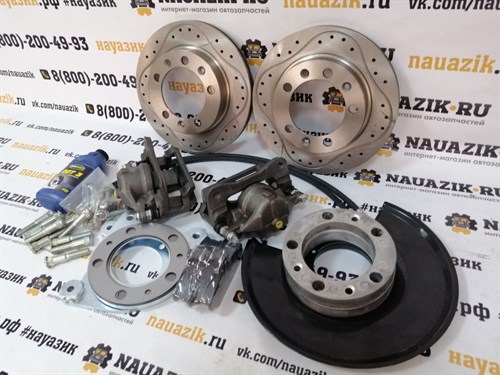 Дисковые тормоза с перфорированными дисками на передний военный мост УАЗ 469, 452 и их модификации - фото 19207 Дисковые тормоза с перфорированными дисками на передний военный мост УАЗ 469, 452 и их модификации - фото 19207