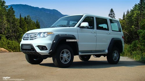 Расширители колесных арок УАЗ Патриот 3163 с 2015г. по настоящее время (рестайлинг) - фото 19330