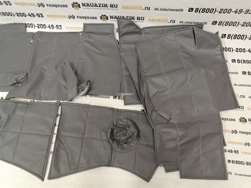 Обивка кабины серая УАЗ 452 Буханка / Фермер / 3303 - фото 19591