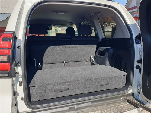 Ящик органайзер в багажник Тойота Лэнд Крузер Прадо 150 комплектация Оптимум (с 2018 по наст. время) - фото 19687