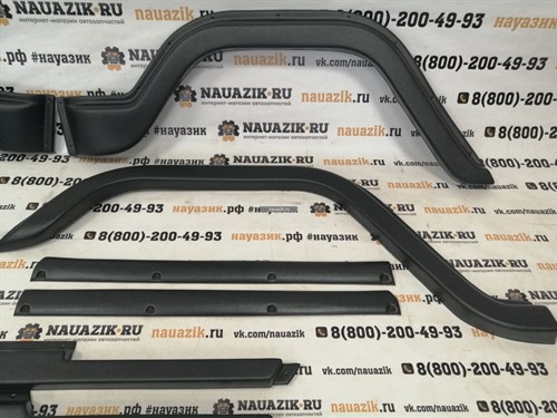 Молдинги узкие (10 деталей) УАЗ 469 / Хантер - фото 19750