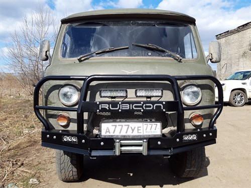 Бампер передний "Рубикон-6" УАЗ 452 Буханка - фото 20161