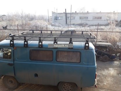 Багажник УАЗ 452 Буханка "Снайпер" корзина 12 опор - фото 22432