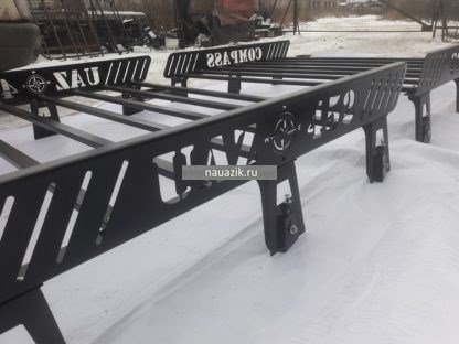 Багажник  УАЗ 452 Буханка "Компас" двухсекционный  12 опор - фото 22468