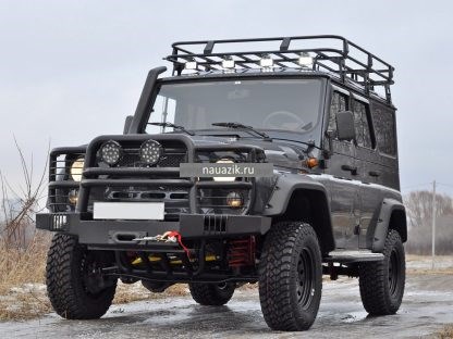 Багажник УАЗ 469 / Хантер "Экспедиционный" 6 съемных опор - фото 22495