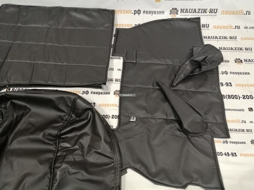 Обивка кабины черная УАЗ 452 Буханка / Фермер / 3303 (с дверьми) - фото 22604