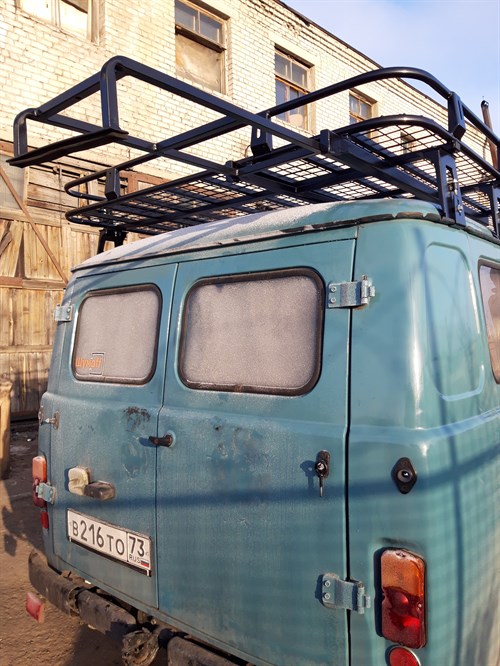 Лестница выдвижная внутренняя на УАЗ 452 Буханка - фото 24888