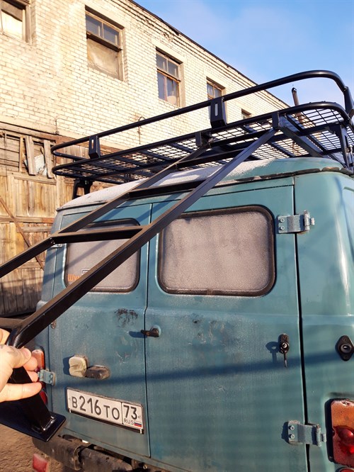 Лестница выдвижная внутренняя на УАЗ 452 Буханка - фото 24889