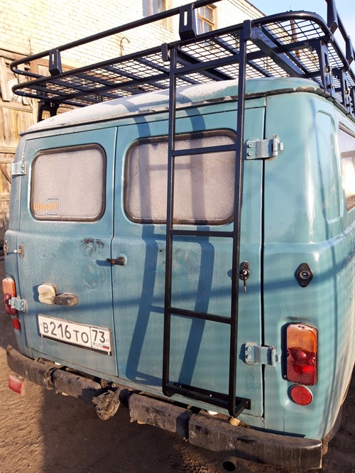 Лестница выдвижная внутренняя на УАЗ 452 Буханка - фото 24890