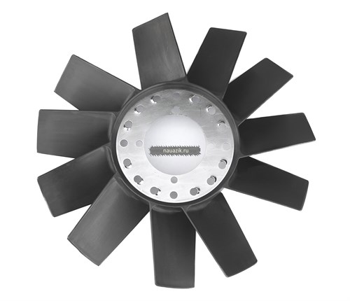 Вентилятор в сб. (пластм.) под гидромуфту 11 лопастей - фото 8218