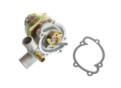 Насос водяной ЗМЗ-40522 с эл. муфтой, с прокладкой (завод) - фото 8305