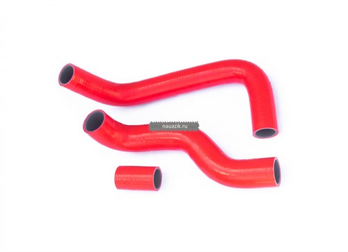 Патрубки радиатора 3163 Патриот без кондиционера (3 шт) (силикон) - фото 8357