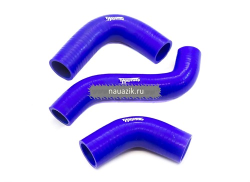 Патрубки радиатора 3163 Патриот дв. ЗМЗ-409 Евро-4 (3 шт) (силикон) - фото 8365