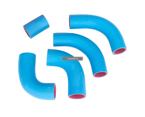 Патрубки радиатора УАЗ 315195 Хантер (5 шт) (синие) - фото 8383