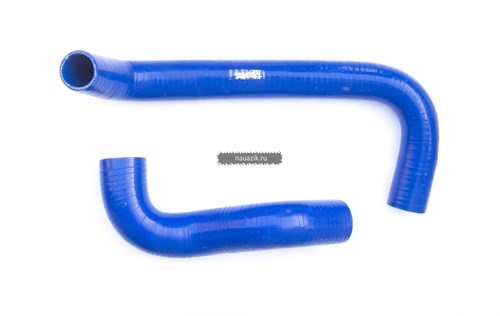 Патрубки радиатора УАЗ 315195 Хантер ЗМЗ-514 дизель (2 шт) (силикон) - фото 8386