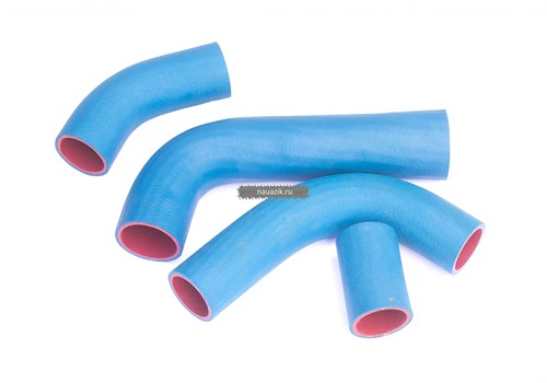 Патрубки радиатора УАЗ дв. УМЗ 4213 Хантер (4 шт) (синие) - фото 8394