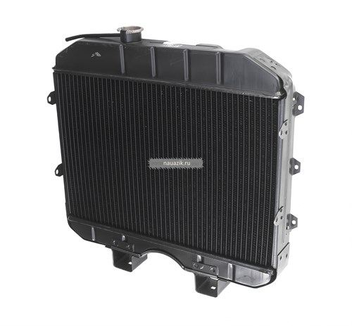 Радиатор водяного охлаждения 2-х рядный (МЕДНЫЙ) УАЗ-452,469 карб. (Композит Групп) - фото 8453