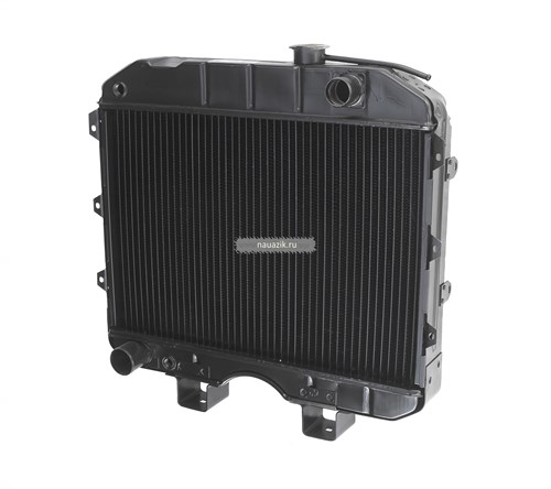 Радиатор водяного охлаждения 3-х рядный (МЕДНЫЙ) УАЗ 452, 469 карб. (Композит Групп) - фото 8457