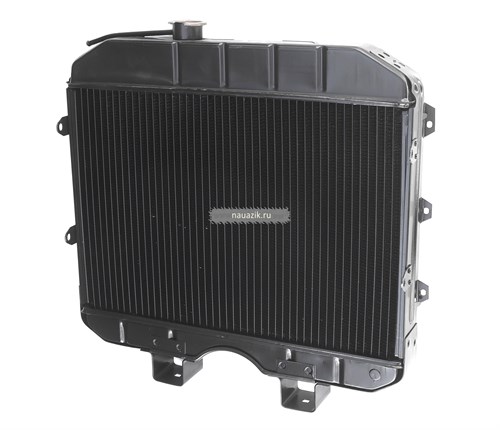 Радиатор водяного охлаждения 3-х рядный (МЕДНЫЙ) УАЗ 452, 469 карб. (Композит Групп) - фото 8458