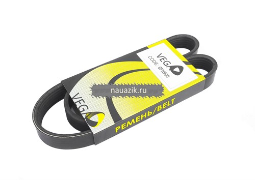 Ремень  905 поликлиновой (6 РК 905) привода насоса ГУРа ,ЗМЗ-514 - фото 8483