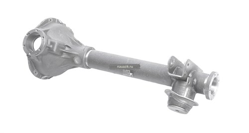 Картер переднего моста с кожухом полуоси в сб. гибридный - фото 9274