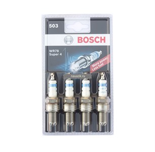 Свеча Super-4 WR78 из 4-х шт. (4 электр.) Bosch 0 242 232 803