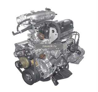 Двигатель УМЗ (Газел_ь Бизнес Евро-4) под ГУР (1 катушка) с поликл. ремнем привода агрегатов