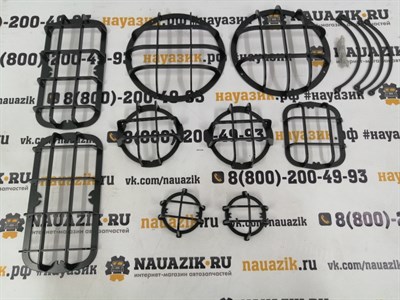 Защита фар (оптики) УАЗ 469 УАЗ Хантер (комплект 9 предметов)