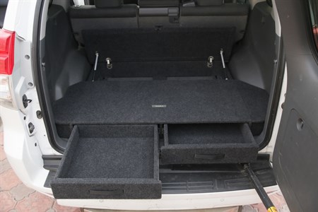 Ящик органайзер в багажник Тойота Лэнд Крузер Прадо 150 комплектация Оптимум (с 2009 по 2017 год)