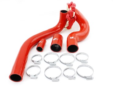 Патрубки радиатора "redBTR" УАЗ Патриот (Евро-3, 4, 5) силиконовые с хомутами