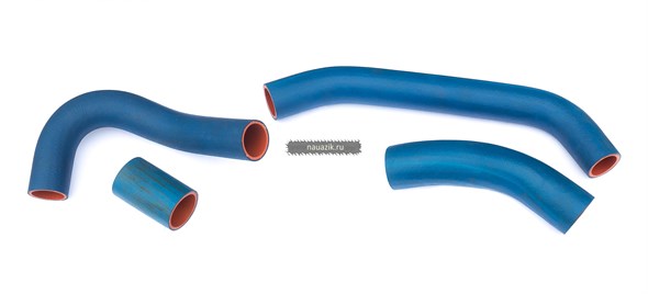 Патрубки радиатора 3163 Патриот дв. IVECO (4 шт) (синие)