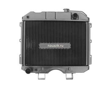 Радиатор водяного охлаждения 3-х рядный (МЕДНЫЙ) УАЗ 452, 469 карб.